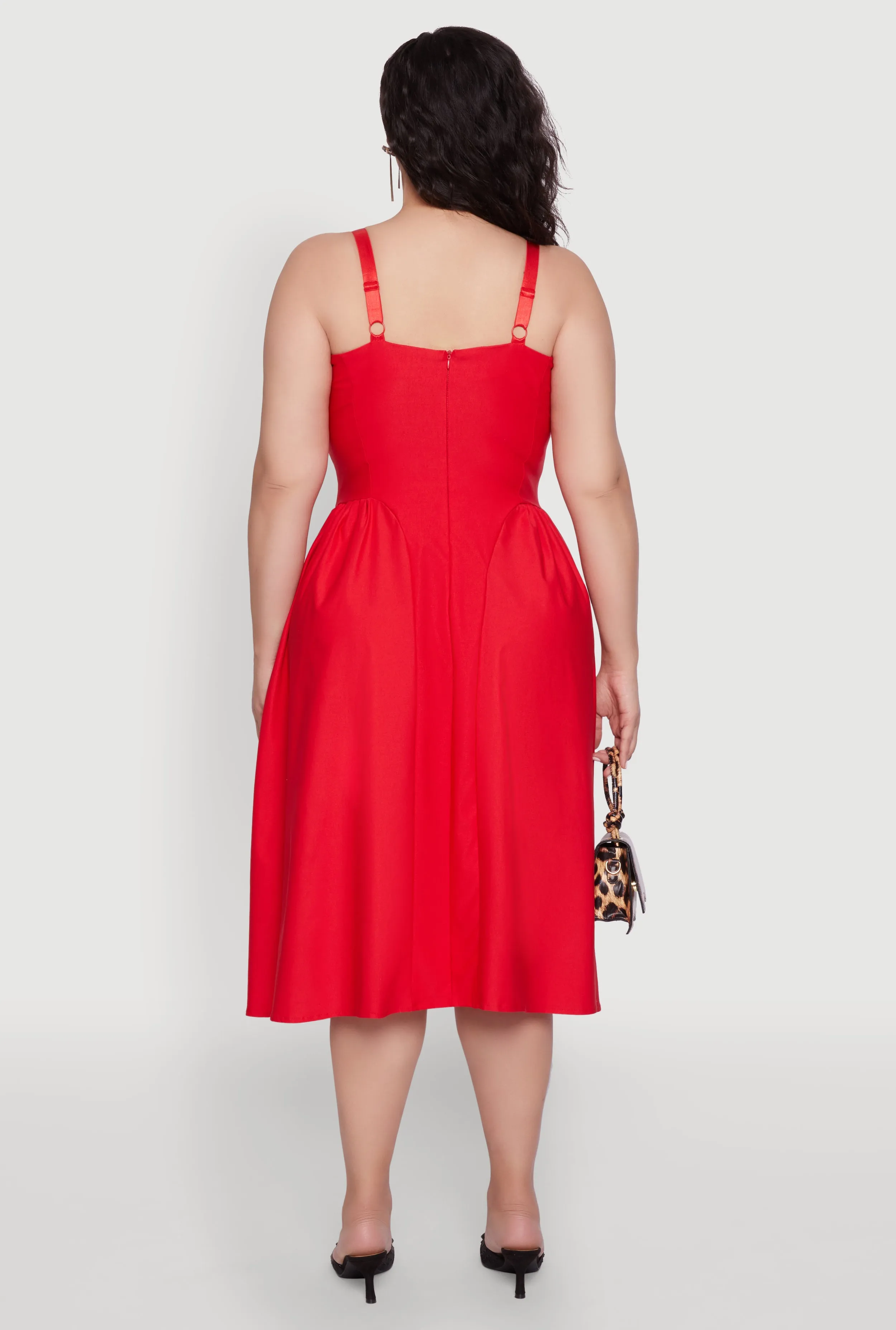 Plus Size Hyperstretch Bustier Midi Dress sold by Rainbow product image thumbnail 5