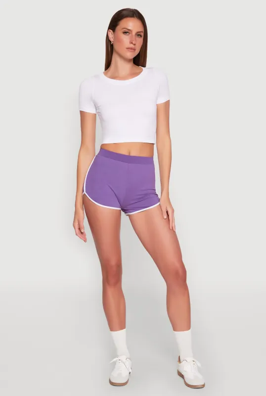 Soft Knit Dolphin Shorts sold by Rainbow