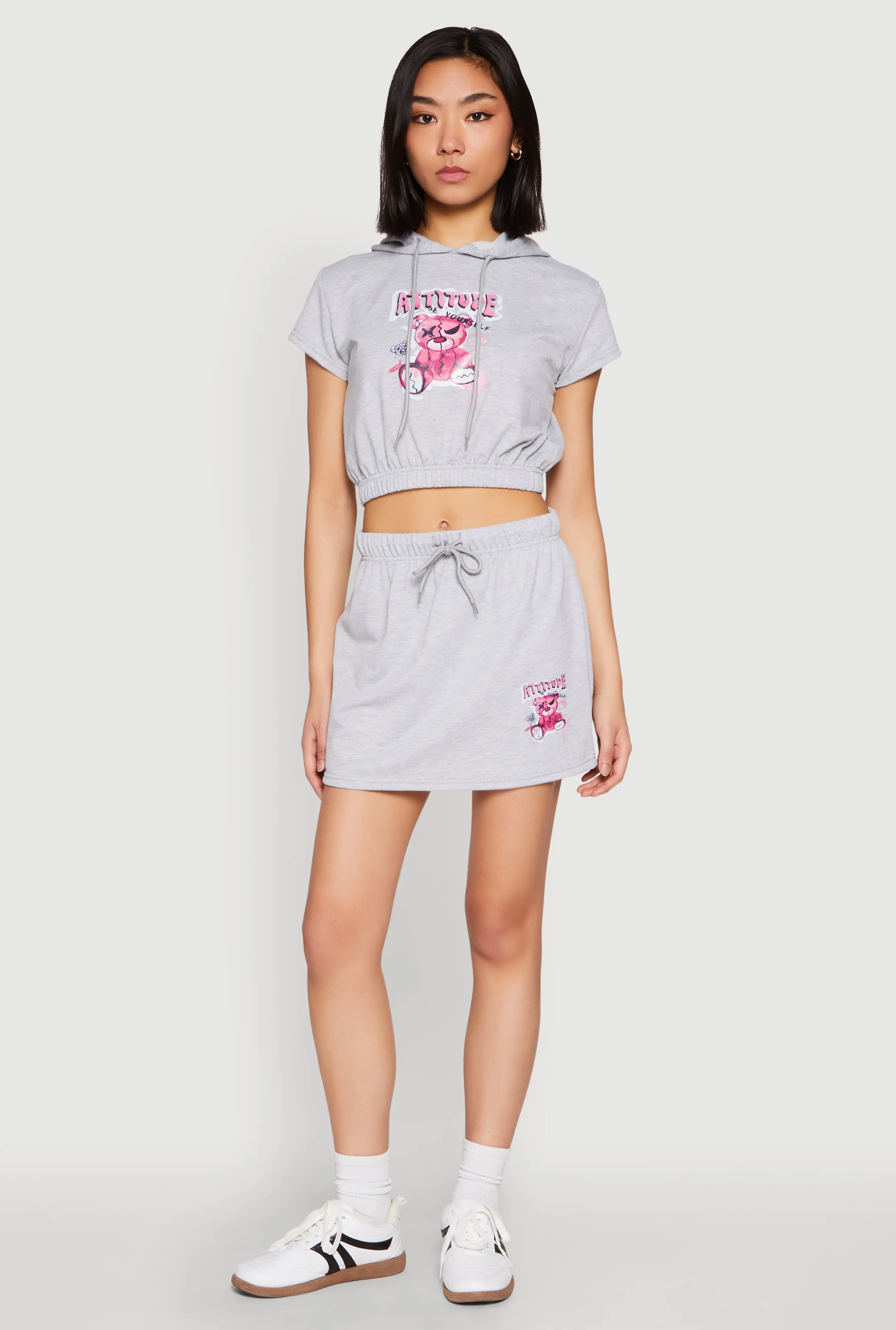 Attitude Be Yourself Short Sleeve Hoodie sold by Rainbow product image thumbnail 3