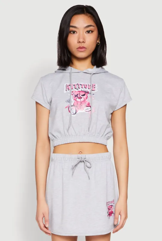 Attitude Be Yourself Short Sleeve Hoodie sold by Rainbow