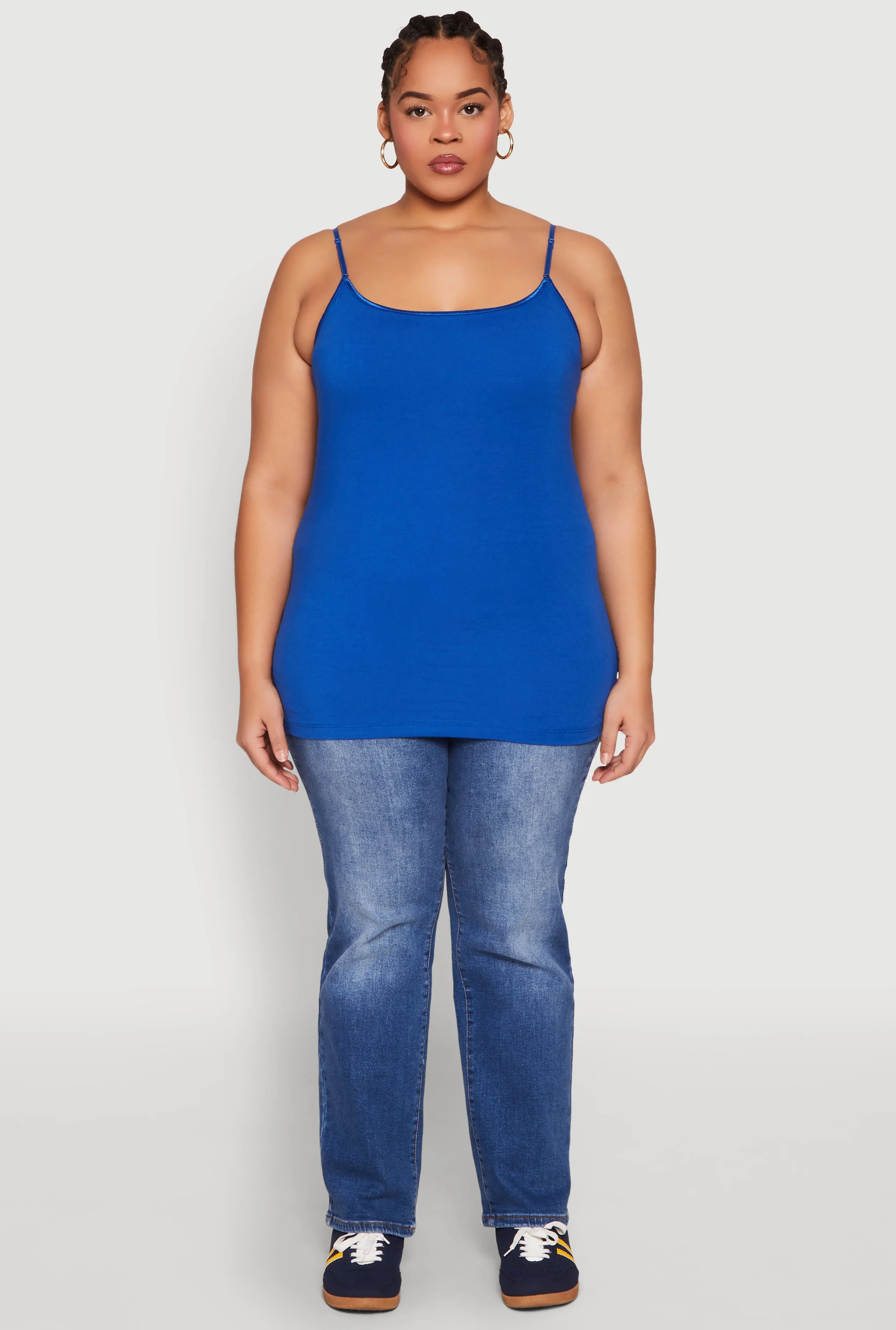 Plus Size Basic Shelf Bra Cami sold by Rainbow product image thumbnail 3