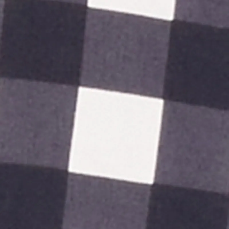 Buffalo Plaid Ruffle Sleeve Cropped Shirt sold by Rainbow product image thumbnail 4