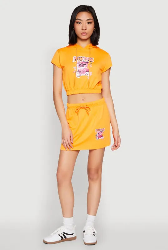 Attitude Be Yourself Mini Skirt sold by Rainbow