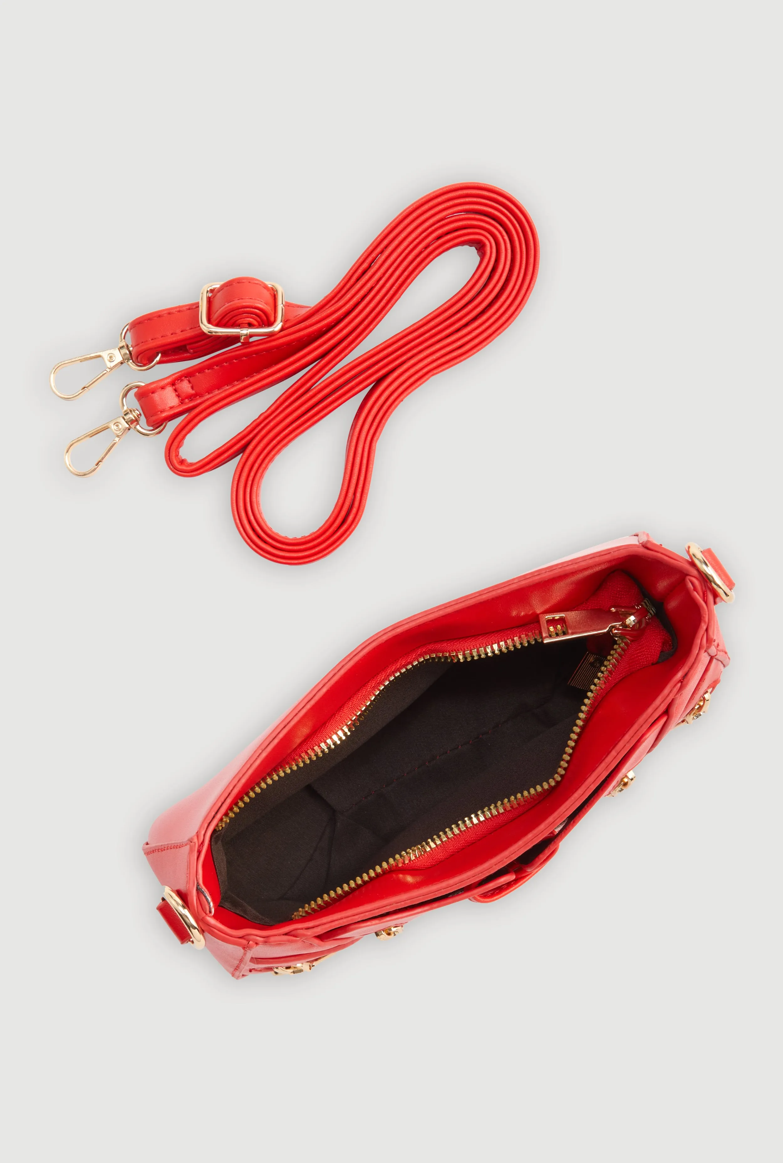 Lace Up Detail Crossbody Bag sold by Rainbow product image thumbnail 5