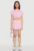 High Waisted Cuffed Shorts sold by Rainbow