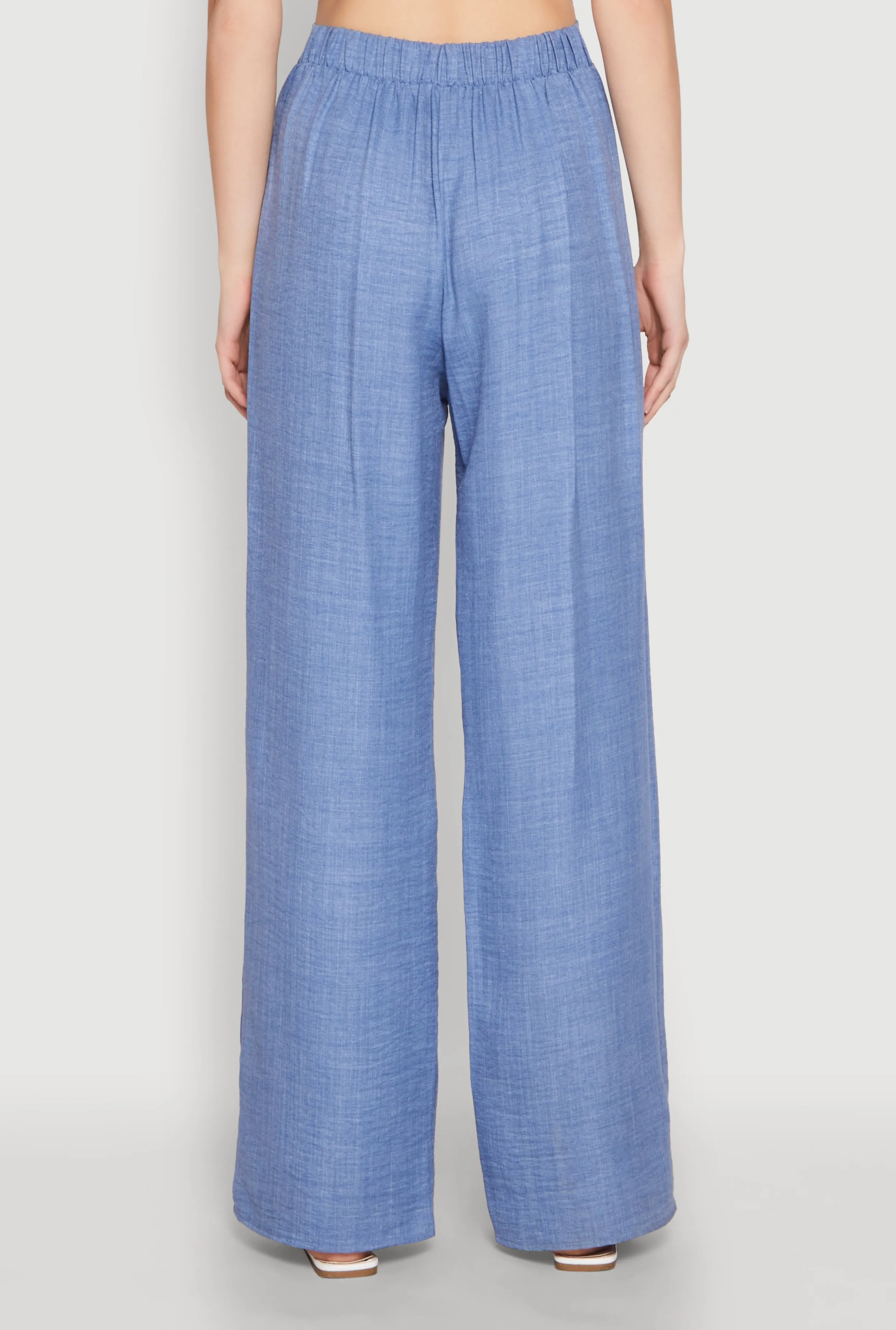 Linen High Waisted Wide Leg Pants sold by Rainbow product image thumbnail 5