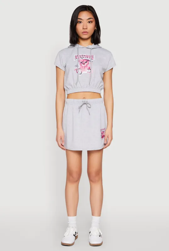 Attitude Be Yourself Mini Skirt sold by Rainbow