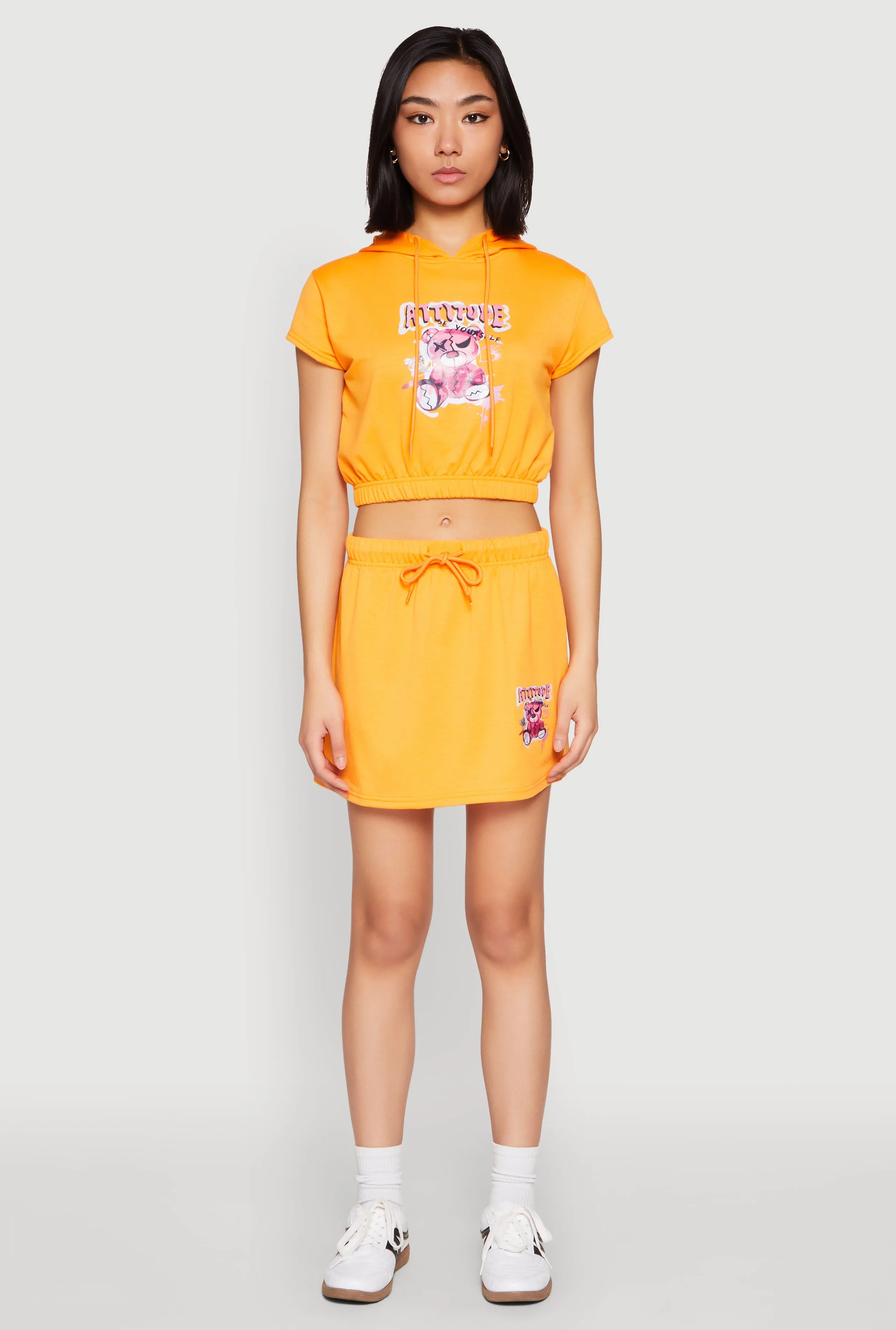 Attitude Be Yourself Short Sleeve Hoodie sold by Rainbow product image thumbnail 3