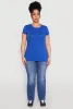 Plus Size Basic Crew Neck Tee sold by Rainbow