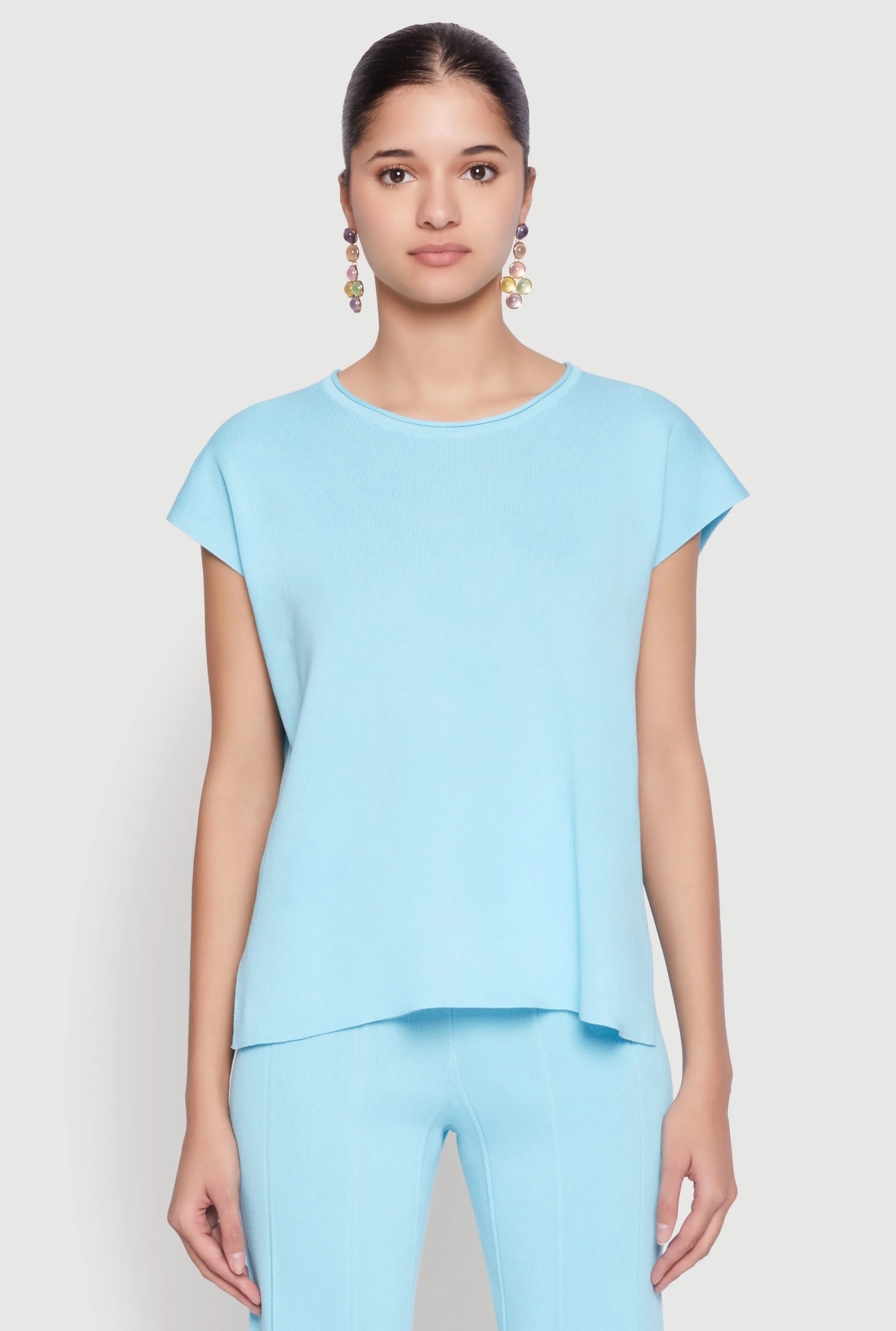 Daisy Knitted Cap Sleeve Top sold by Rainbow