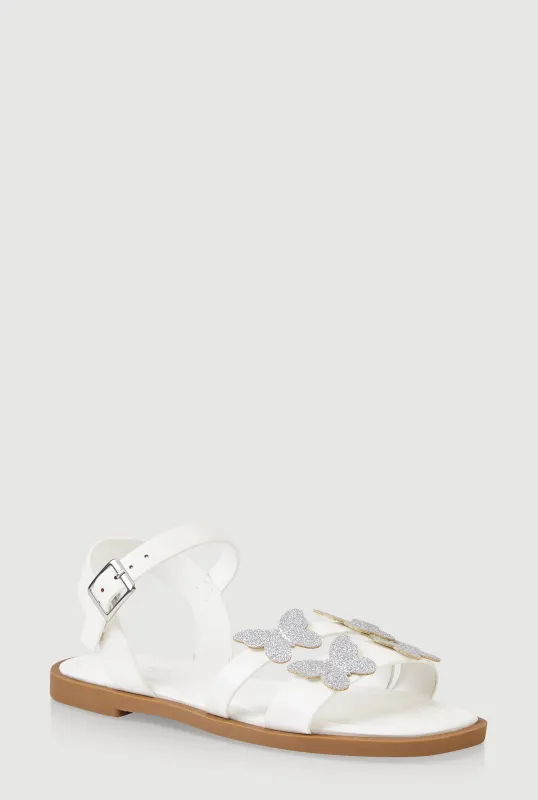 Girls Glitter Butterfly Sandals sold by Rainbow