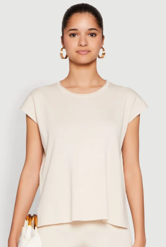 Daisy Knitted Cap Sleeve Top sold by Rainbow