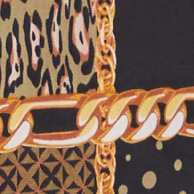 Plus Size Patterned Chain Print Mesh Duster sold by Rainbow product image thumbnail 4