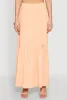 Almost Famous Slit Front Tiered Skirt sold by Rainbow