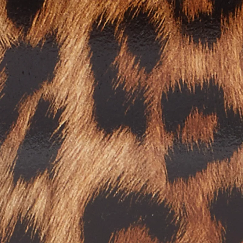 Rhinestone Top Handle Leopard Print Purse sold by Rainbow product image thumbnail 4