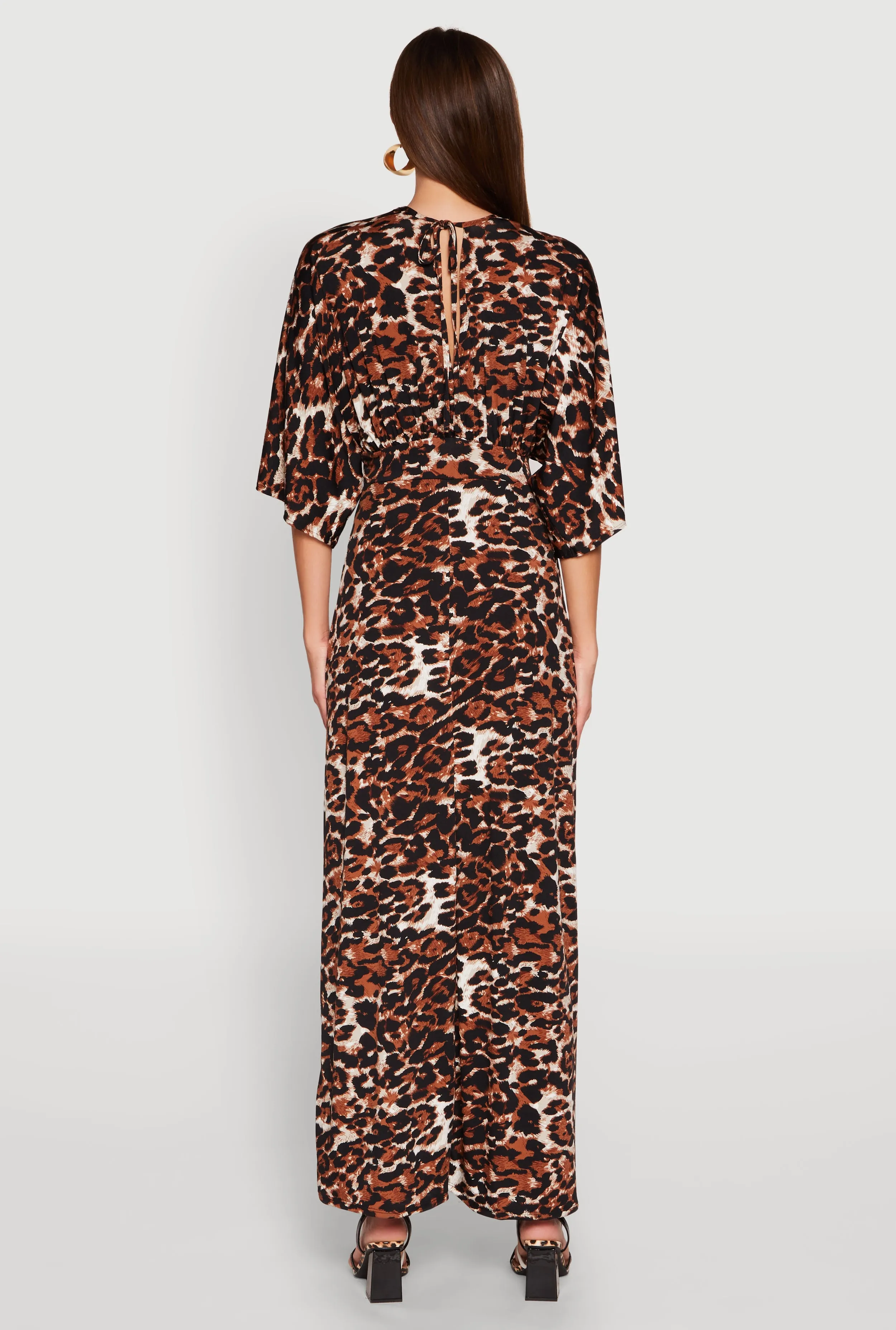Jaguar Print Empire Waist Maxi Dress sold by Rainbow product image thumbnail 5