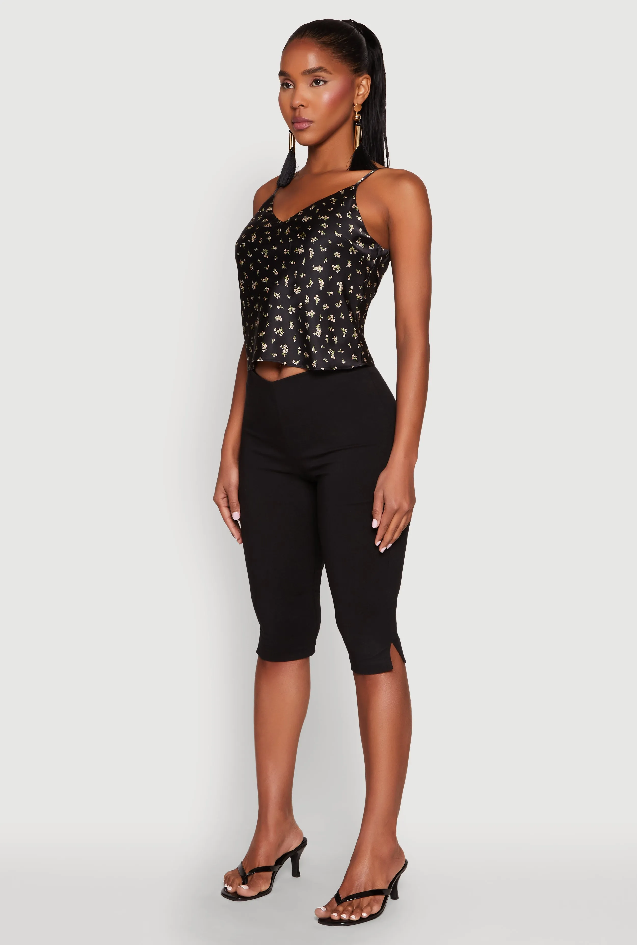 Satin Patterned Print Cami sold by Rainbow product image thumbnail 5