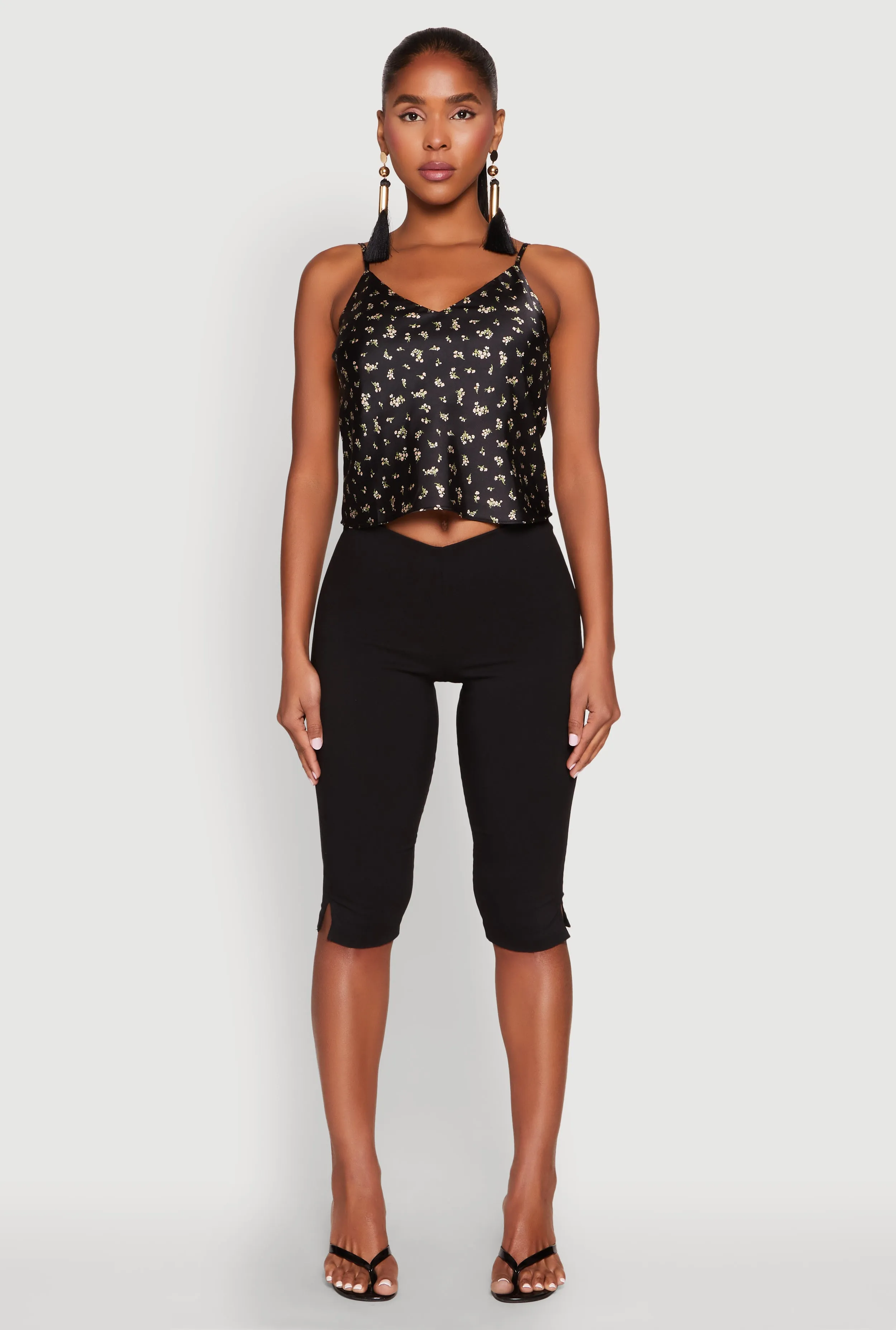 Satin Patterned Print Cami sold by Rainbow product image thumbnail 3