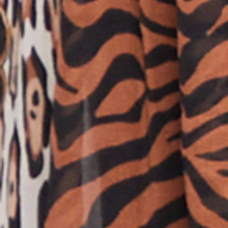 Plus Size Patterned Chain Print Mesh Duster sold by Rainbow product image thumbnail 4