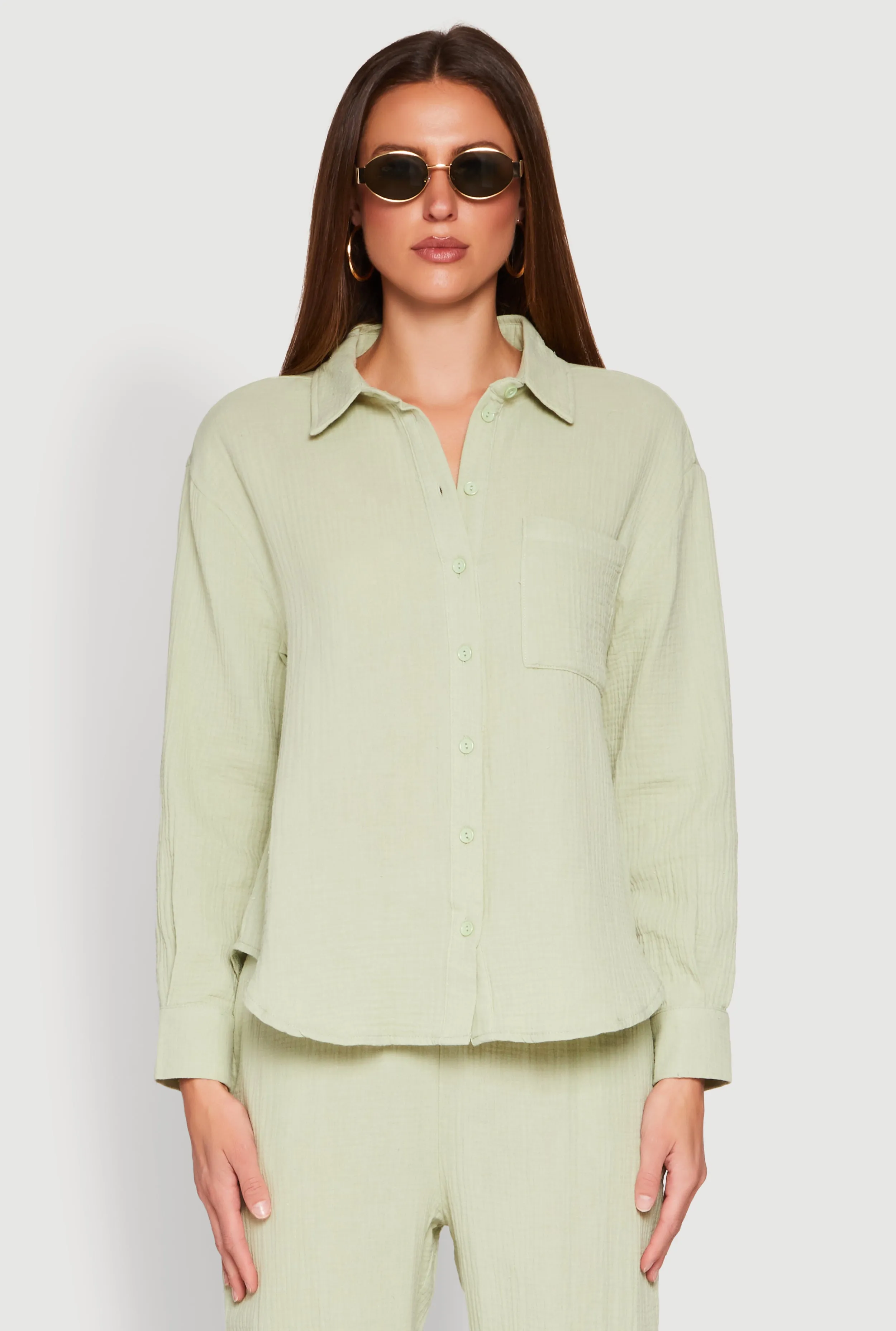 Gauze Knit Shirt sold by Rainbow