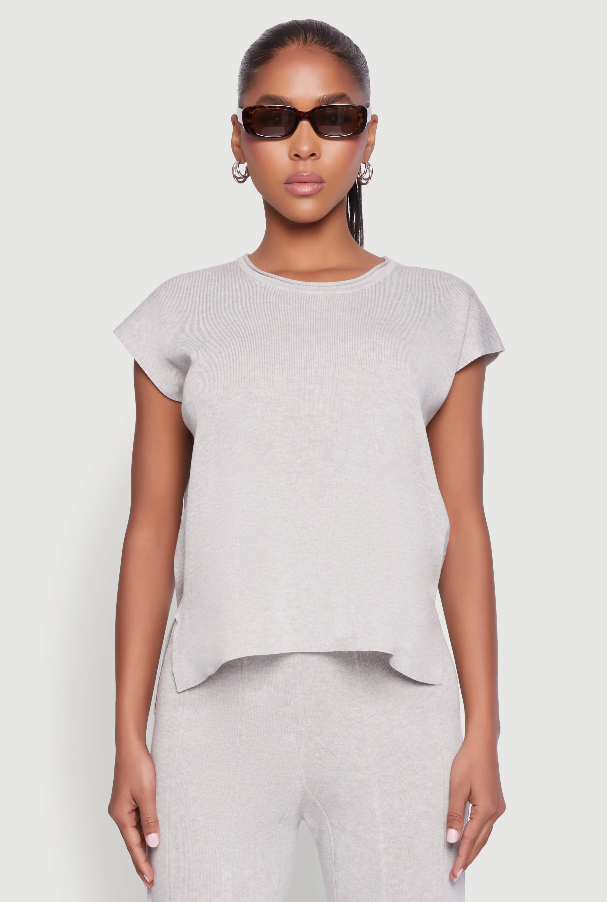 Daisy Knitted Cap Sleeve Top sold by Rainbow