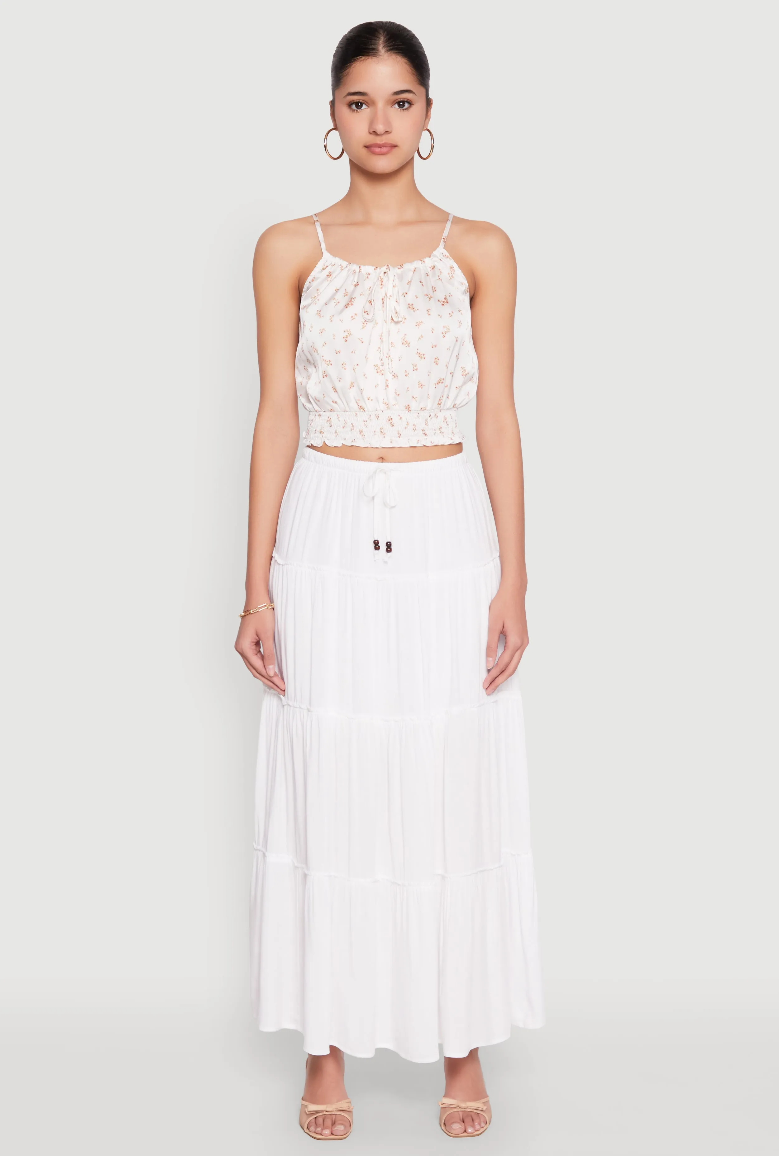 Almost Famous Tiered Maxi Skirt sold by Rainbow product image thumbnail 2