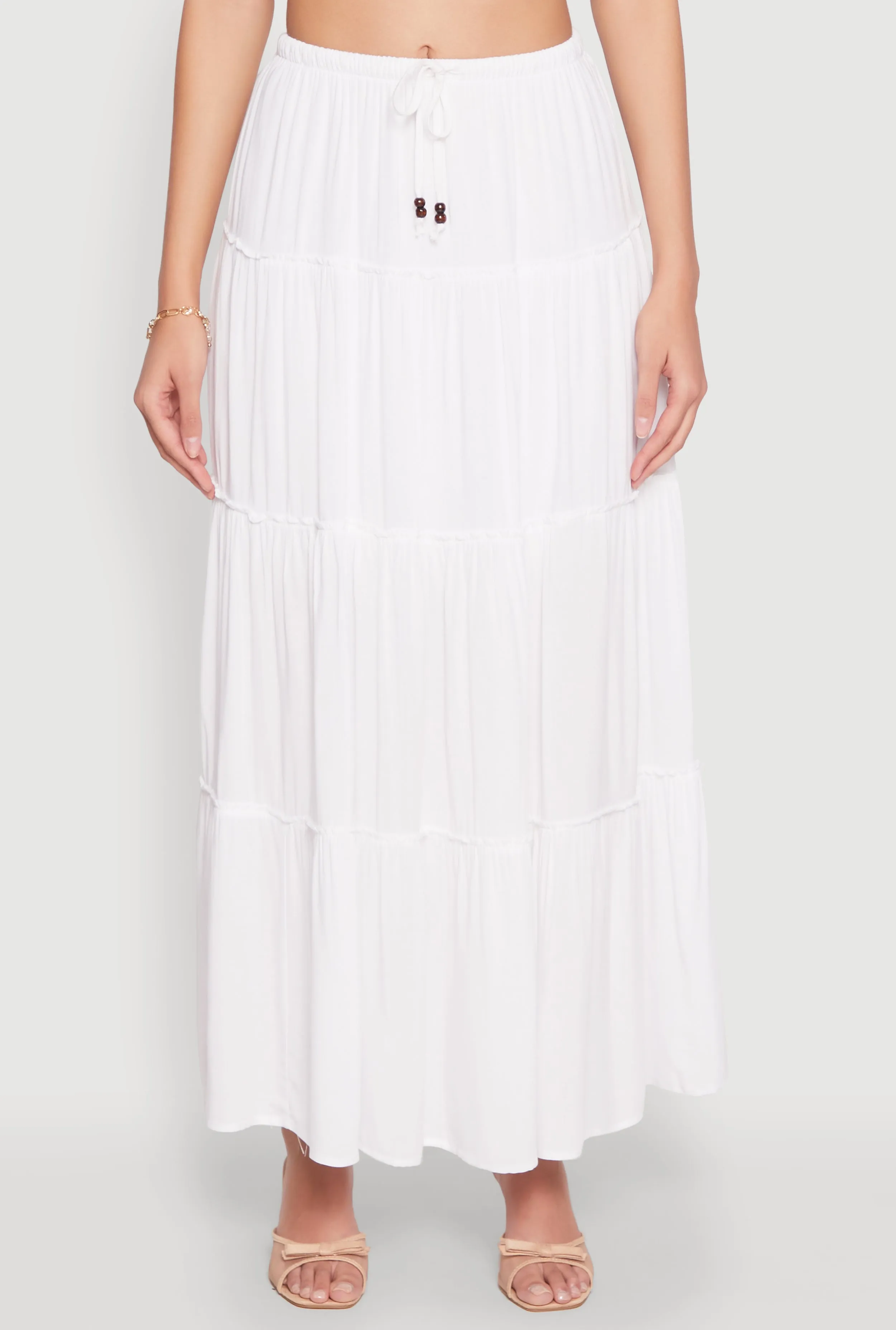 Almost Famous Tiered Maxi Skirt sold by Rainbow product image thumbnail 5