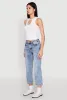 Seamless Notch Neck Crop Top sold by Rainbow
