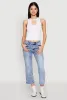 Seamless Notch Neck Crop Top sold by Rainbow