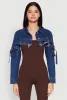 Daisy Cargo Pocket Sleeve Bolero Jean Jacket sold by Rainbow