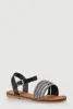 Girls Rhinestone Strappy Band Sandals sold by Rainbow