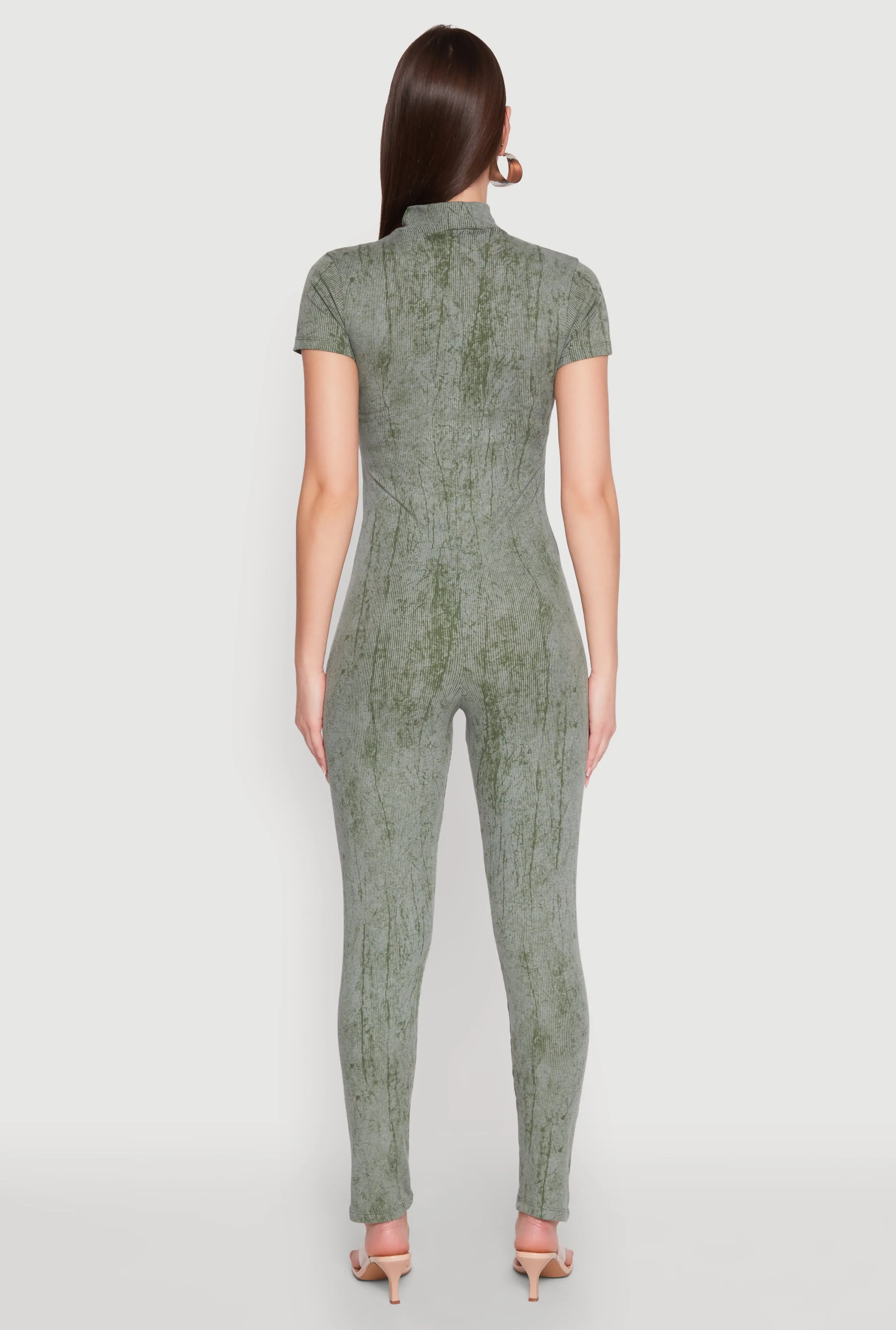Mineral Wash Half Zip Jumpsuit sold by Rainbow product image thumbnail 5