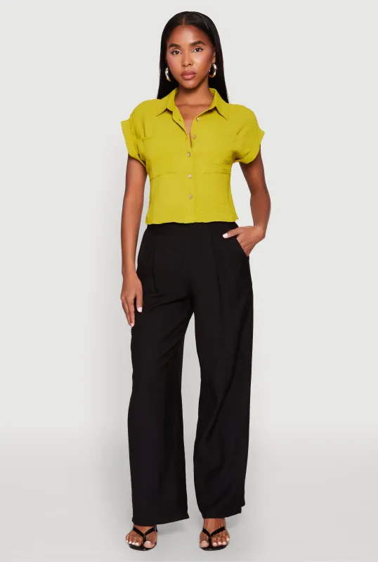 Pull On Wide Leg Pants sold by Rainbow