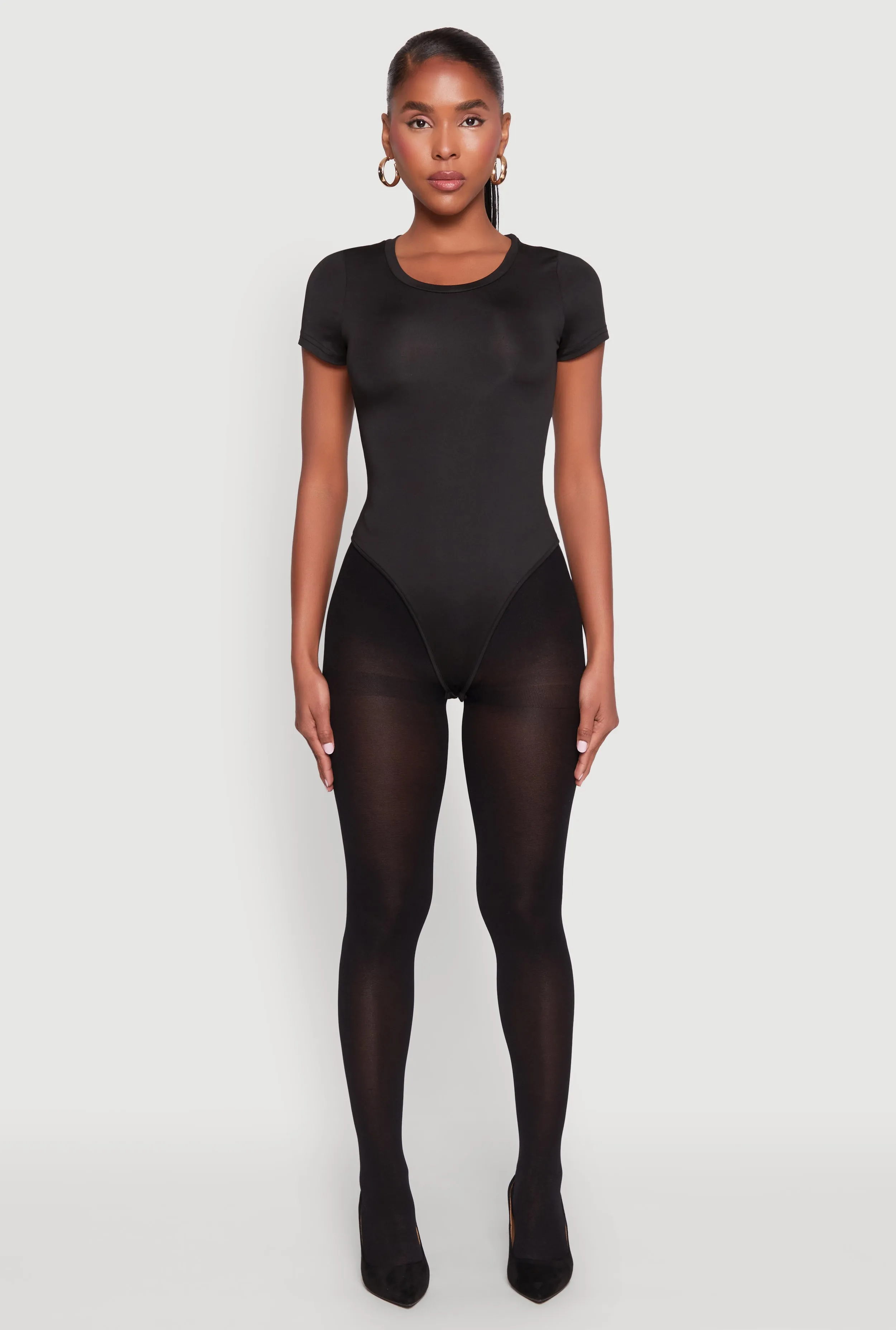 Daisy Short Sleeve Crew Neck Bodysuit sold by Rainbow product image thumbnail 3