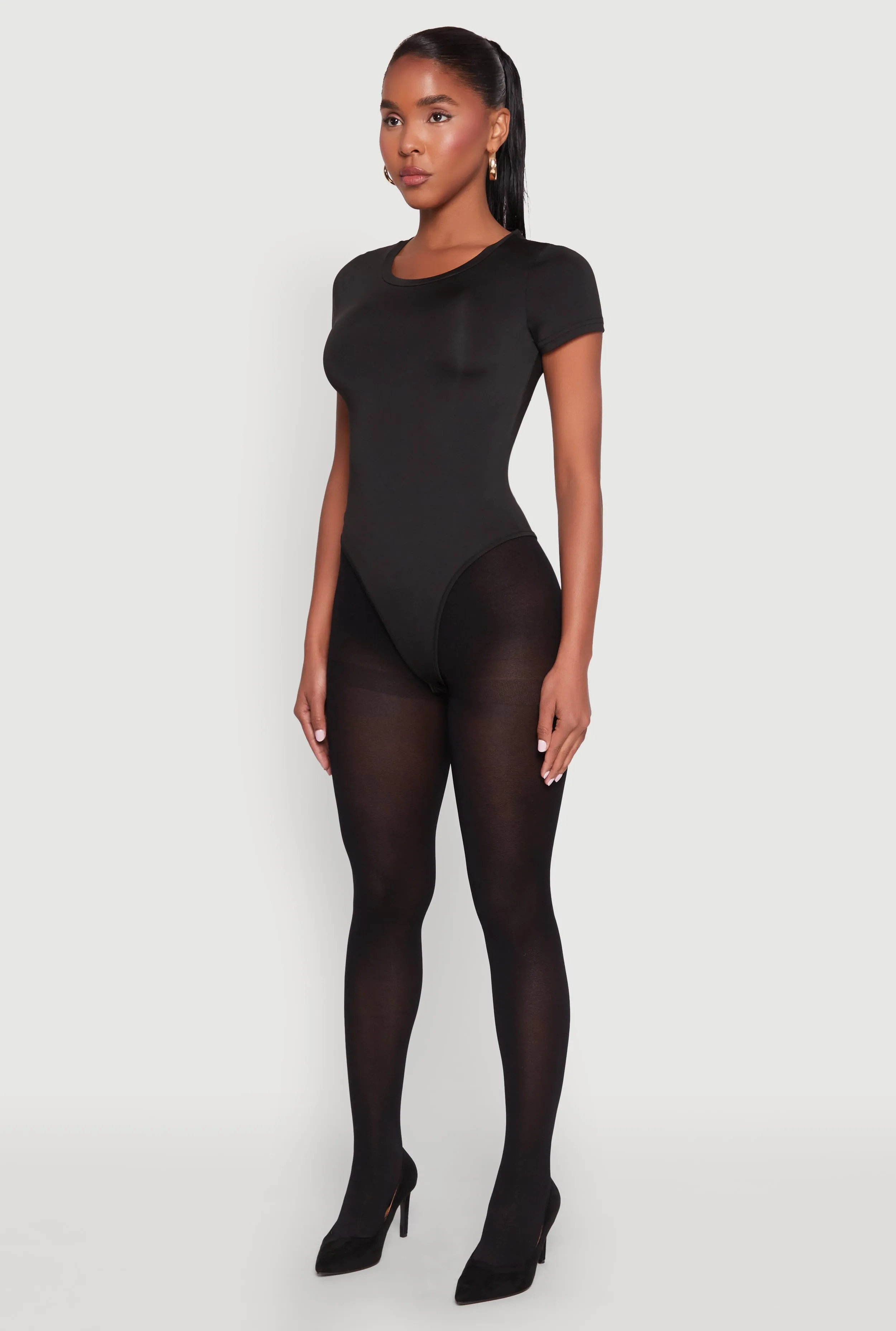 Daisy Short Sleeve Crew Neck Bodysuit sold by Rainbow product image thumbnail 5