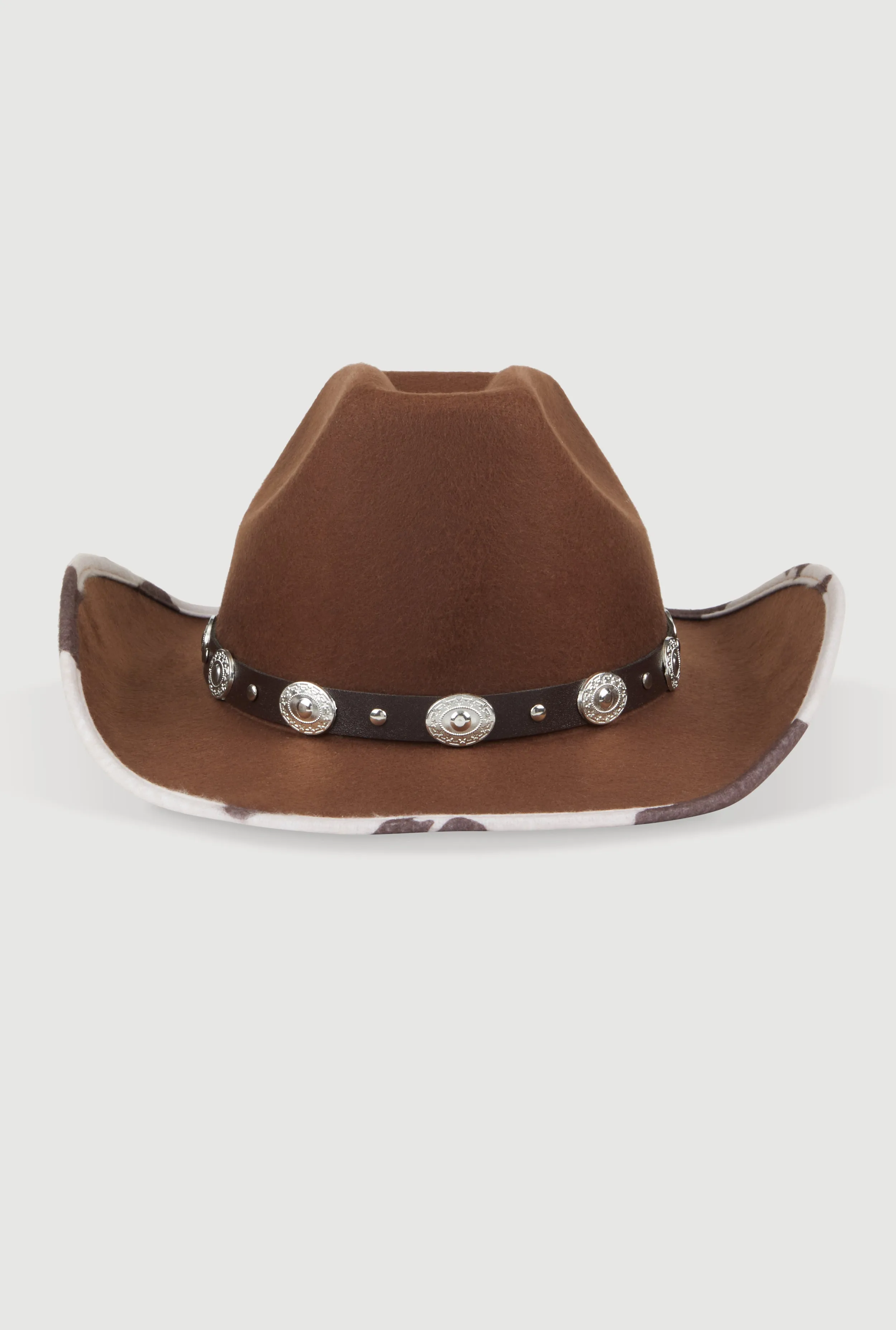 Studded Trim Cow Print Cowboy Hat sold by Rainbow product image thumbnail 3