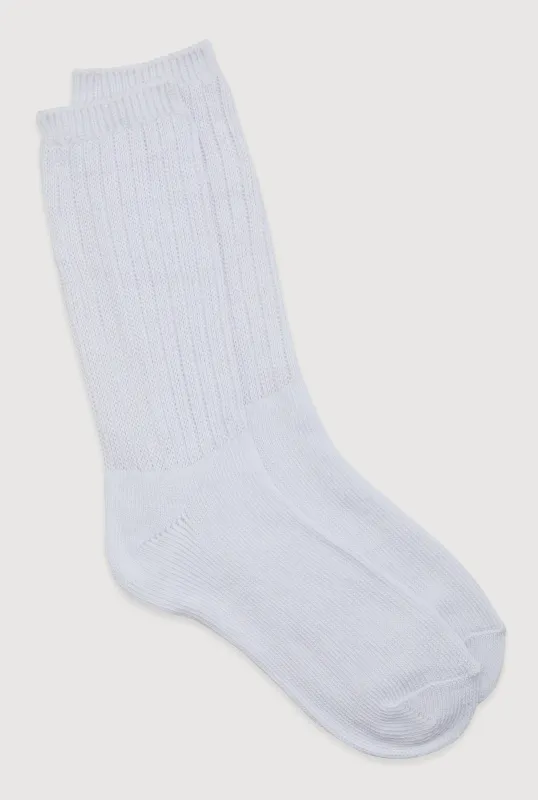 Ribbed Knit Slouch 4 Pack Size 9-11 sold by Rainbow