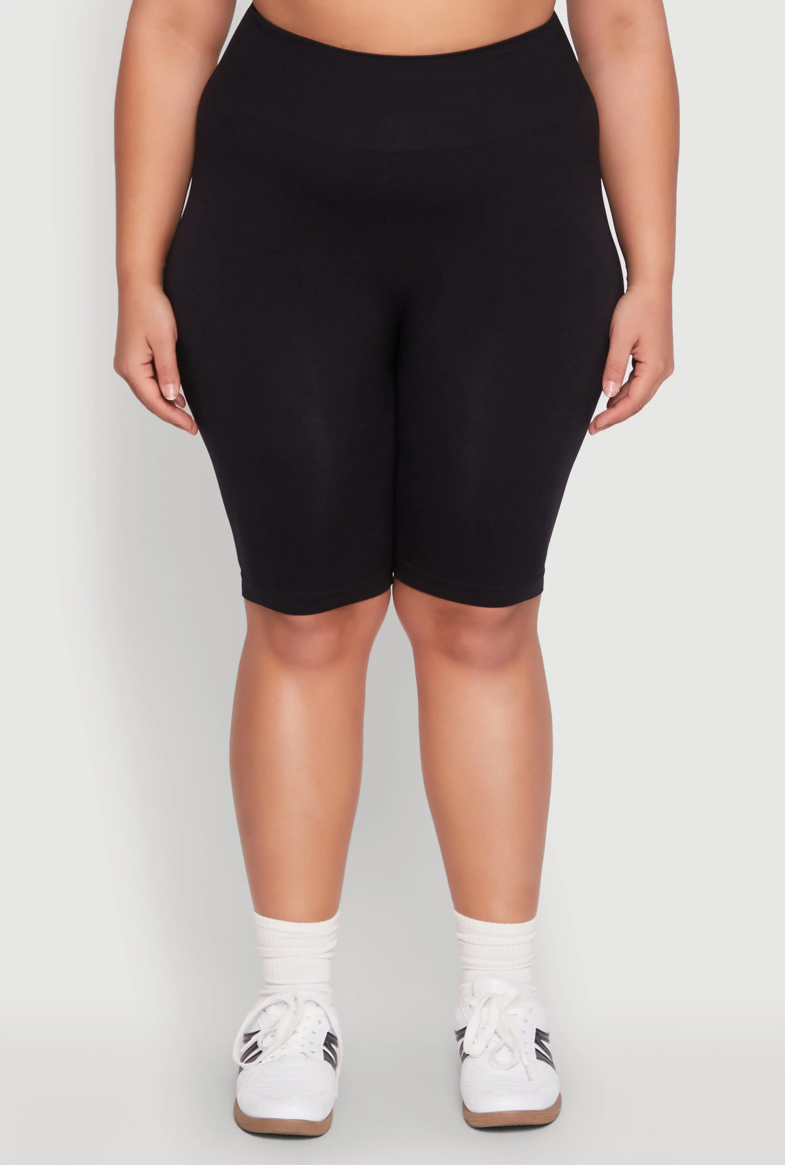 Plus Size High Waisted Biker Shorts sold by Rainbow product image thumbnail 3