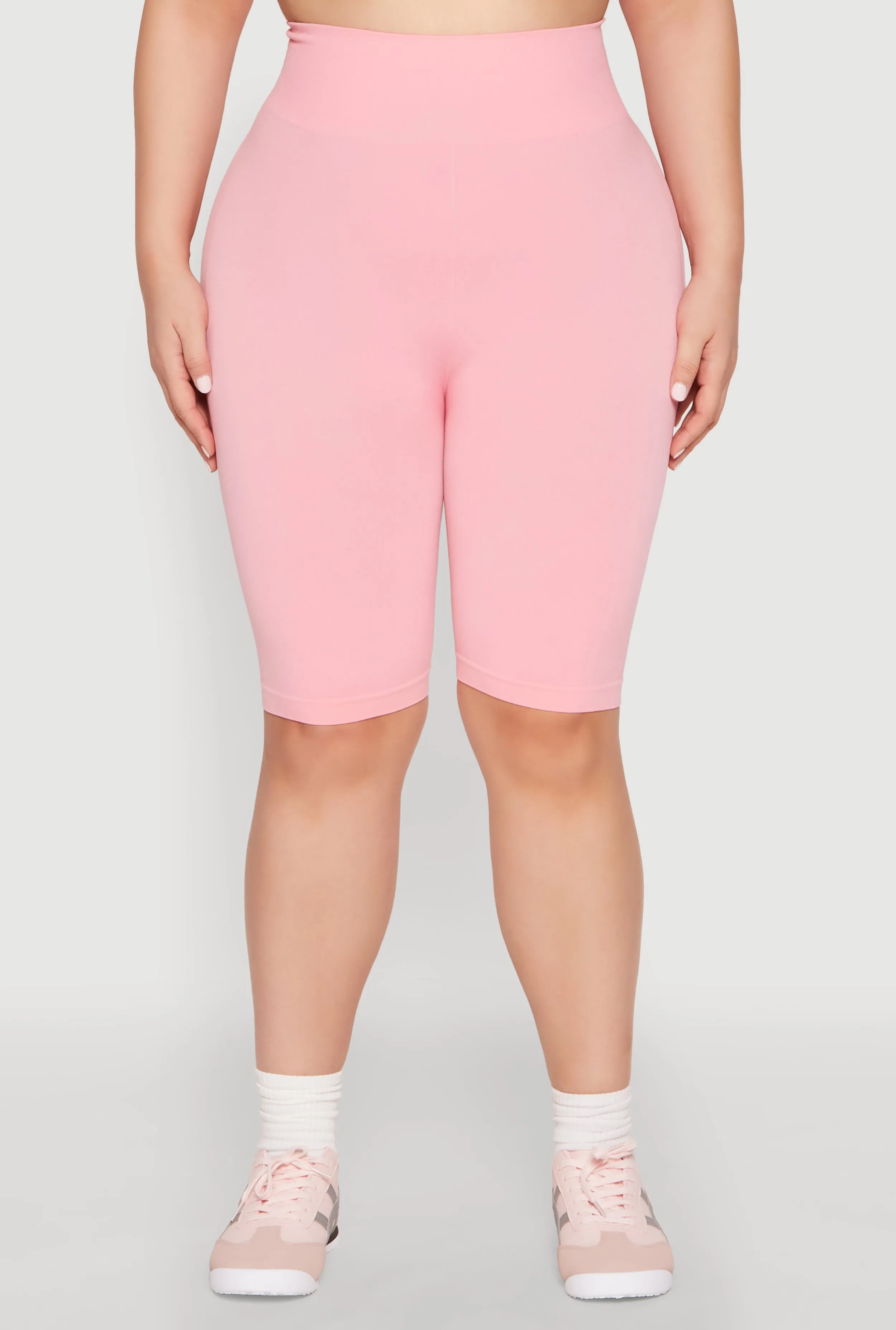 Plus Size High Waisted Biker Shorts sold by Rainbow product image thumbnail 3