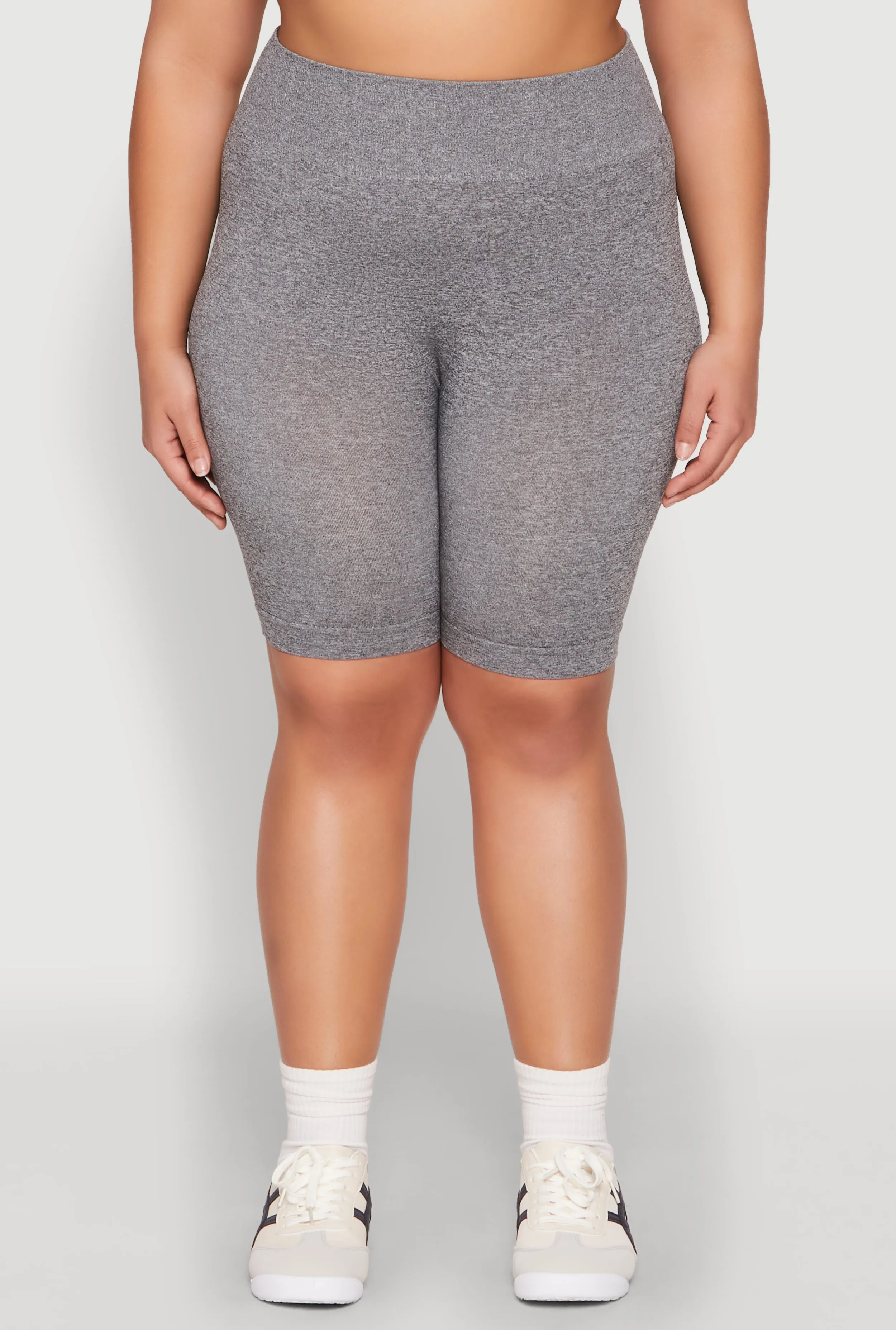 Plus Size High Waist Seamless Biker Shorts sold by Rainbow product image thumbnail 5