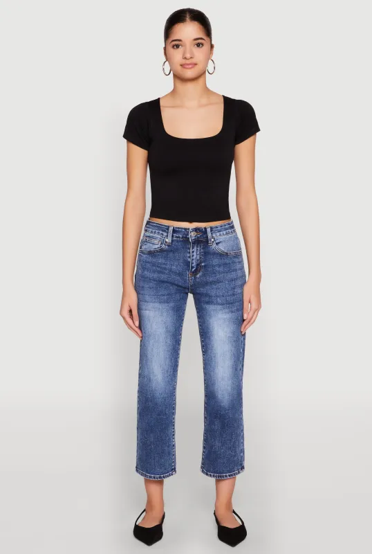 Seamless Square Neck Crop Top sold by Rainbow