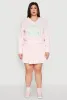 Plus Size Varsity Stripe Detail Tennis Skort sold by Rainbow