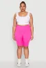 Plus Size High Waist Seamless Biker Shorts sold by Rainbow