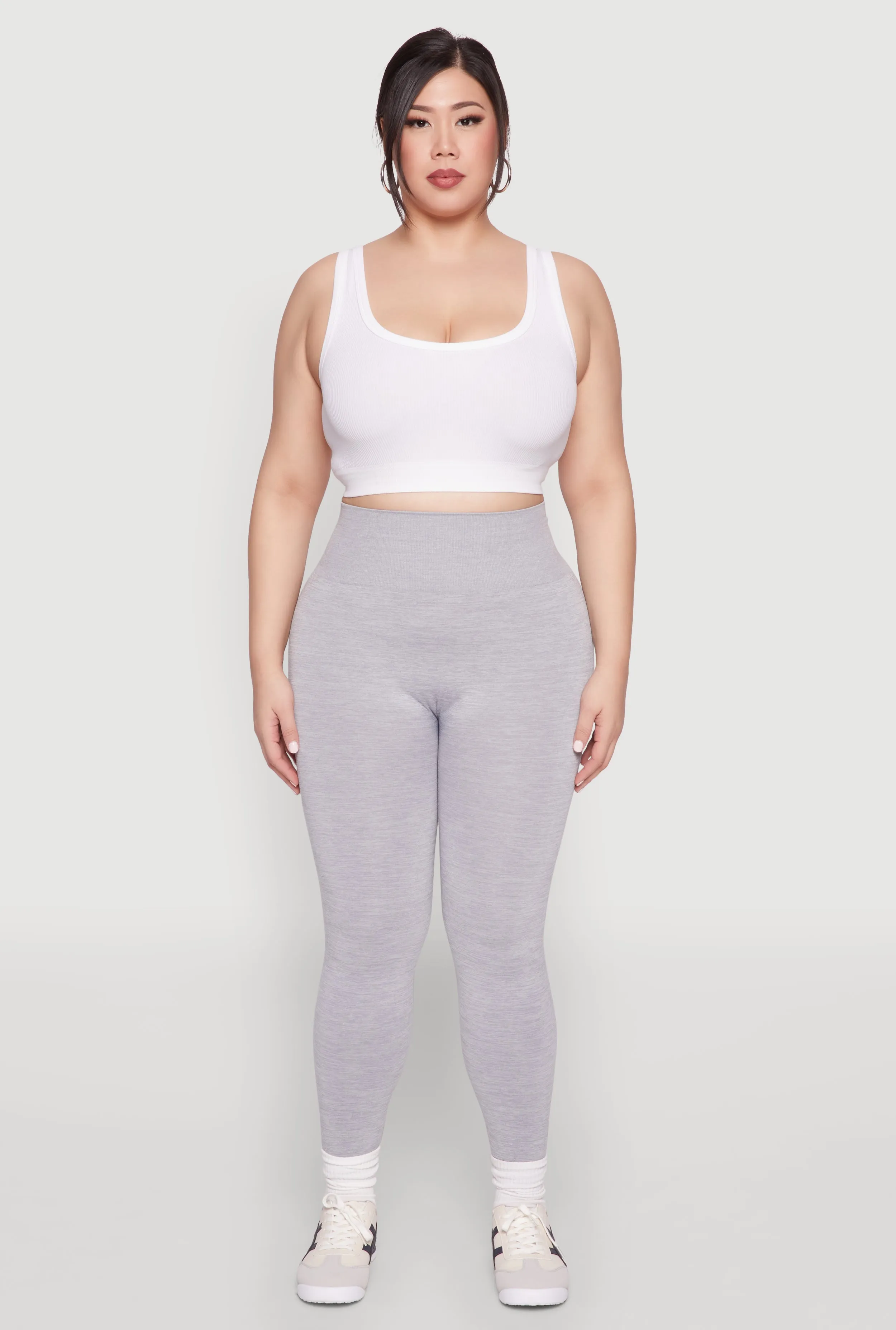 Plus Size High Waisted Seamless Leggings sold by Rainbow product image thumbnail 2