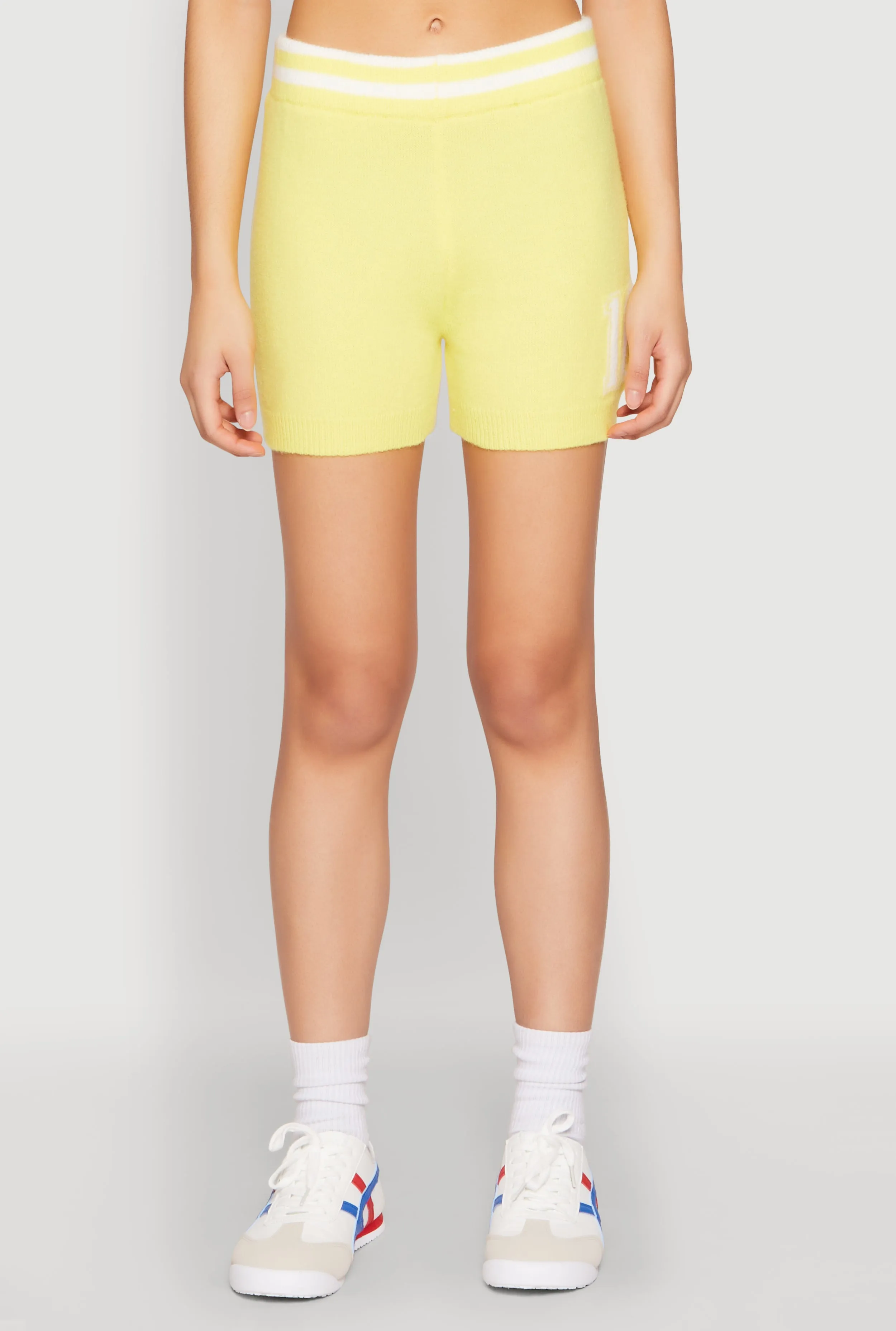 Daisy 10 Varsity Stripe Shorts sold by Rainbow product image thumbnail 3