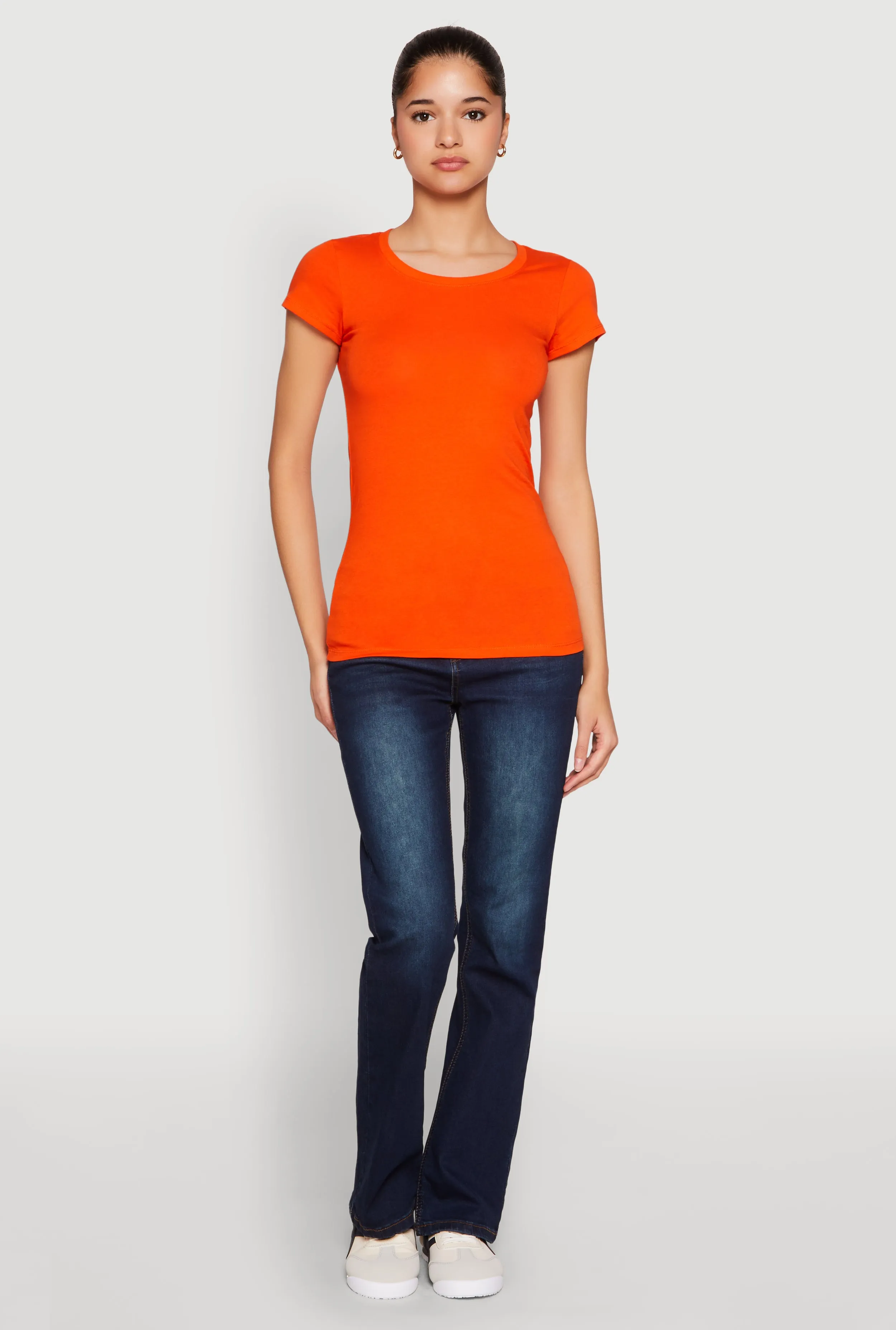 Short Sleeve Scoop Neck Tee sold by Rainbow product image thumbnail 3