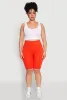 Plus Size High Waist Seamless Biker Shorts sold by Rainbow