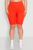 Plus Size High Waist Seamless Biker Shorts sold by Rainbow