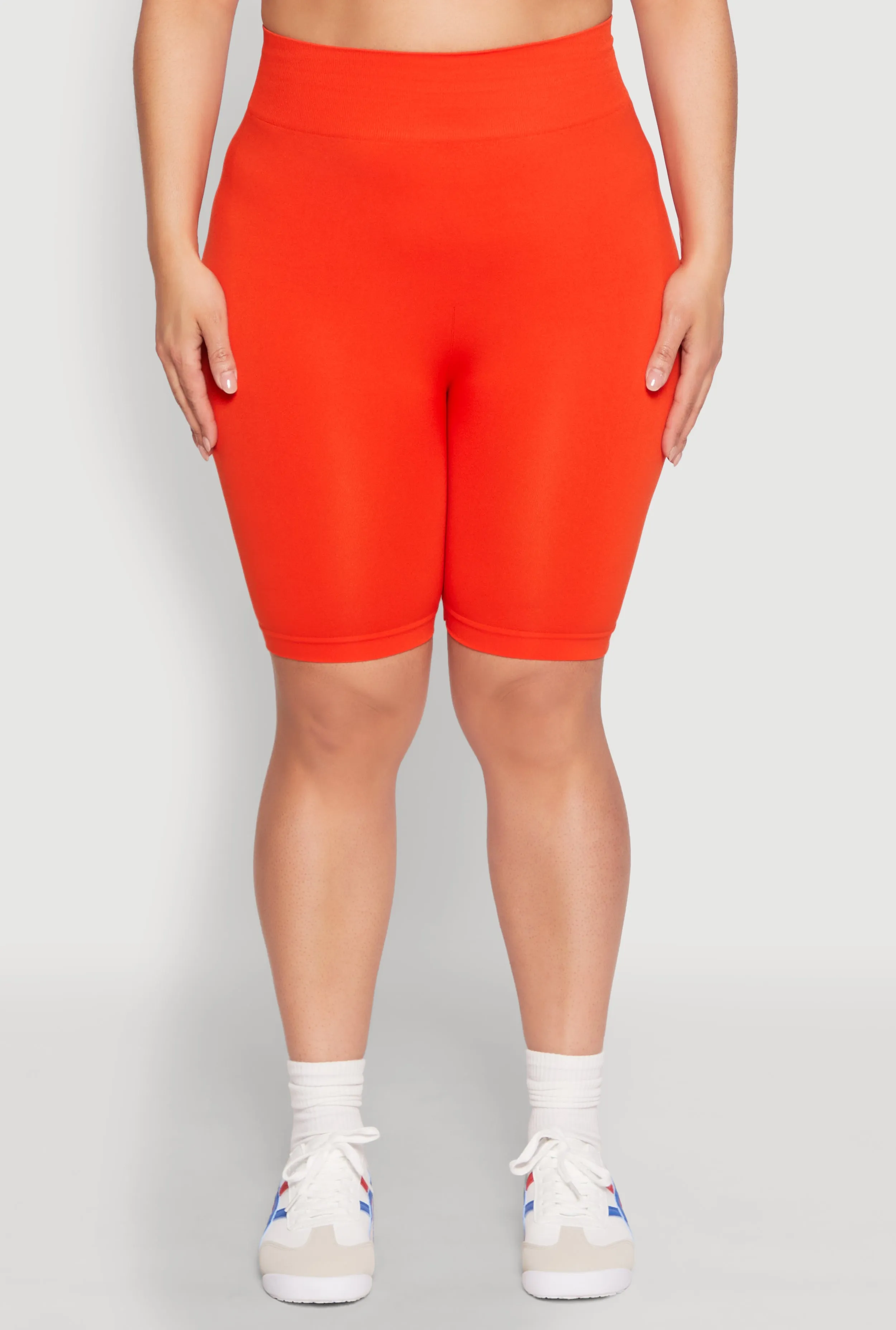Plus Size High Waist Seamless Biker Shorts sold by Rainbow product image thumbnail 5