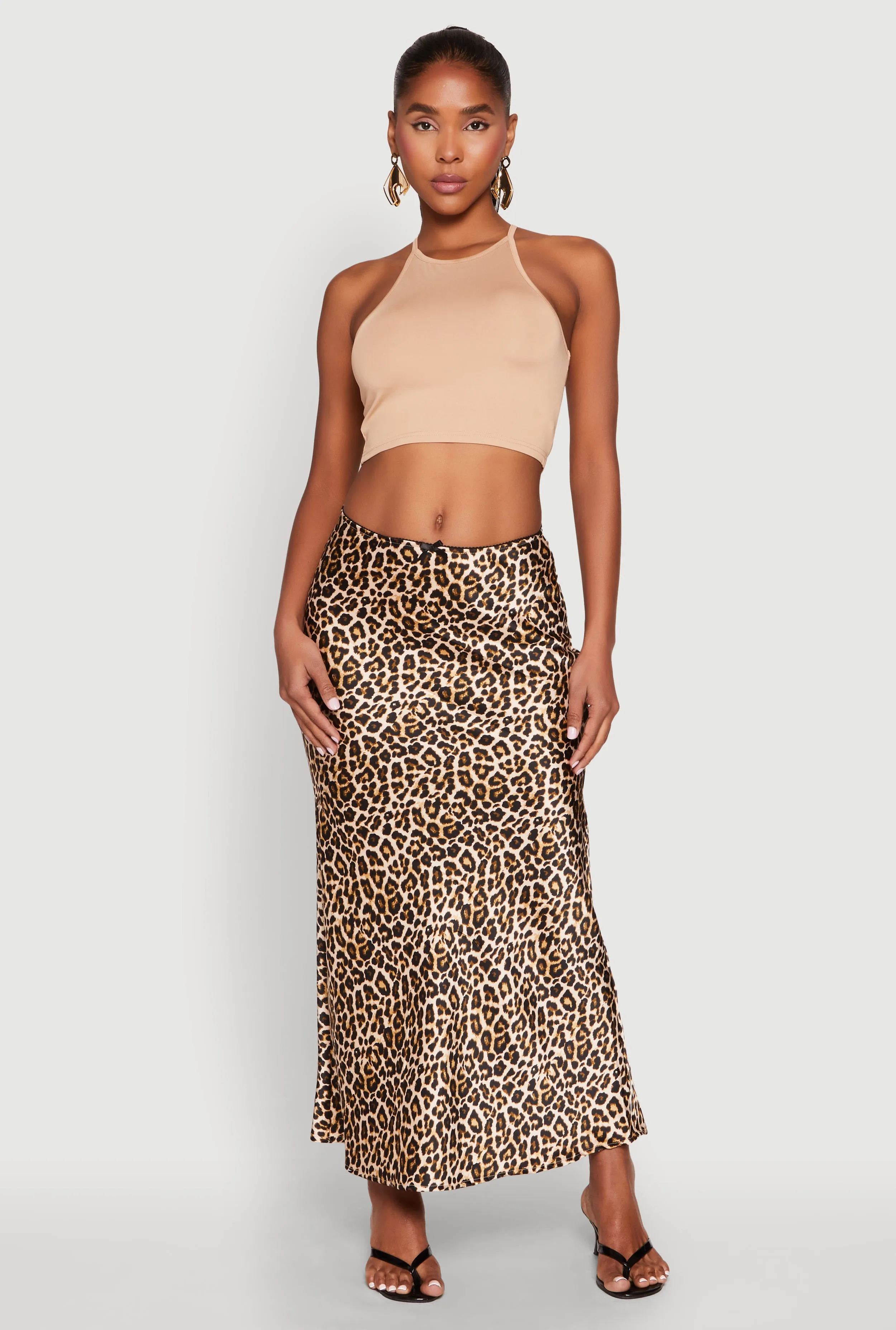 Daisy High Neck Cropped Tank Top sold by Rainbow